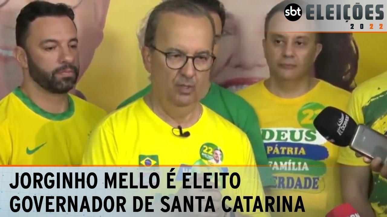 Jorginho Mello é eleito governador de Santa Catarina | Eleições 2022
