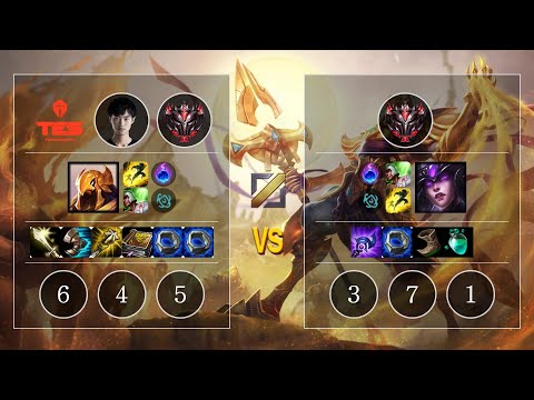 TES knight Azir vs Syndra Mid - KR GrandMaster Patch 10.1