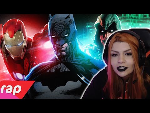 Reagindo Rap do Homem de Ferro, Batman e Arqueiro Verde - SEM PODERES | NERD HITS
