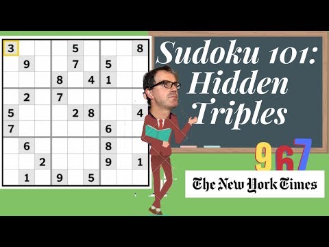 Sudoku 101:  Hidden Triples