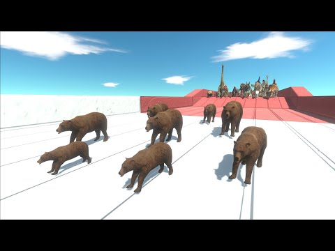 Race to eat Grizly Bears - Animal Revolt Battle Simulator