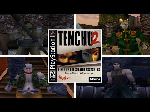 TENCHU 2: [Jogabilidade] Todos os chefes - Ayame [Sem dano]