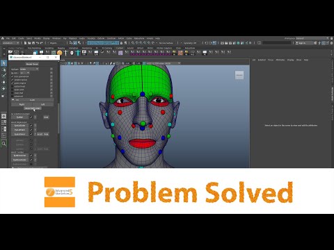 Advanced skeleton face rig build problem solved