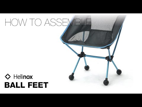 Як встановити насадки на ніжки Helinox Ball Feet для стільця