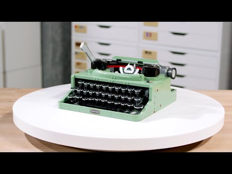 LEGO Ideas Typewriter | LEGO Designer Video 21327