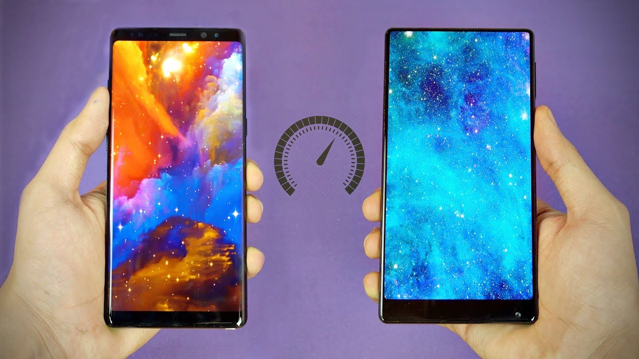 Samsung Galaxy Note 8 vs Xiaomi Mi MIX - Speed Test! (4K)