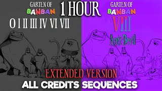 All Garten of Banban 0-8 Credits Sequences (1 HOUR)