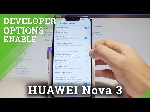 How to Unlock Developer Options in HUAWEI Nova 3 - OEM Unlock / USB Debugging |HardReset.Info