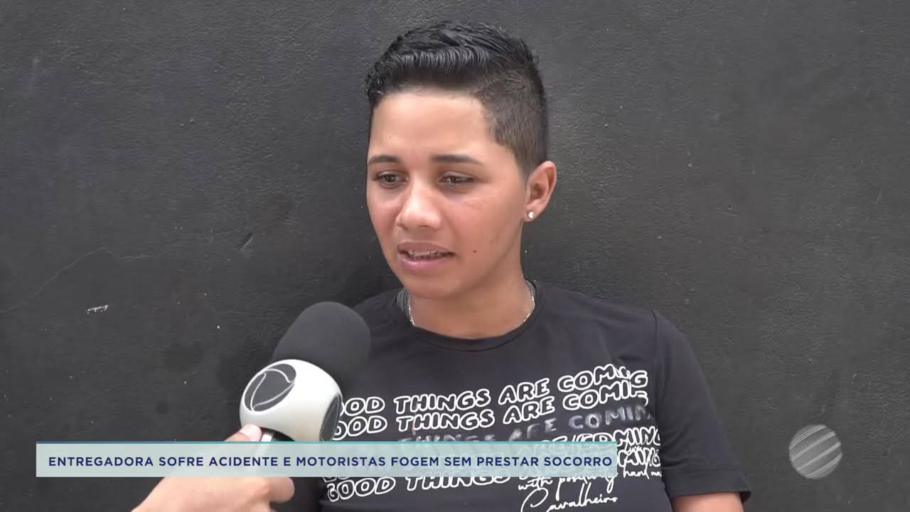 ENTREGADORA TEM MOTO ATINGID4 NA TRASEIRA; MOTORISTAS DOS CARROS FUG1RAM SEM PRESTAR SOCORR0