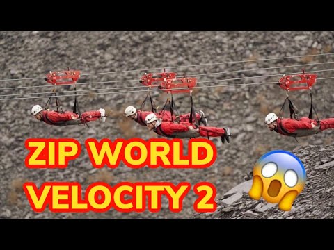 ZIP WORLD VELOCITY 2: Fastest Zip Line in the WORLD! (WALES)