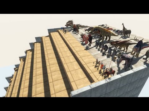 Stairs Tournament of All Units - Animal Revolt Battle Simulator