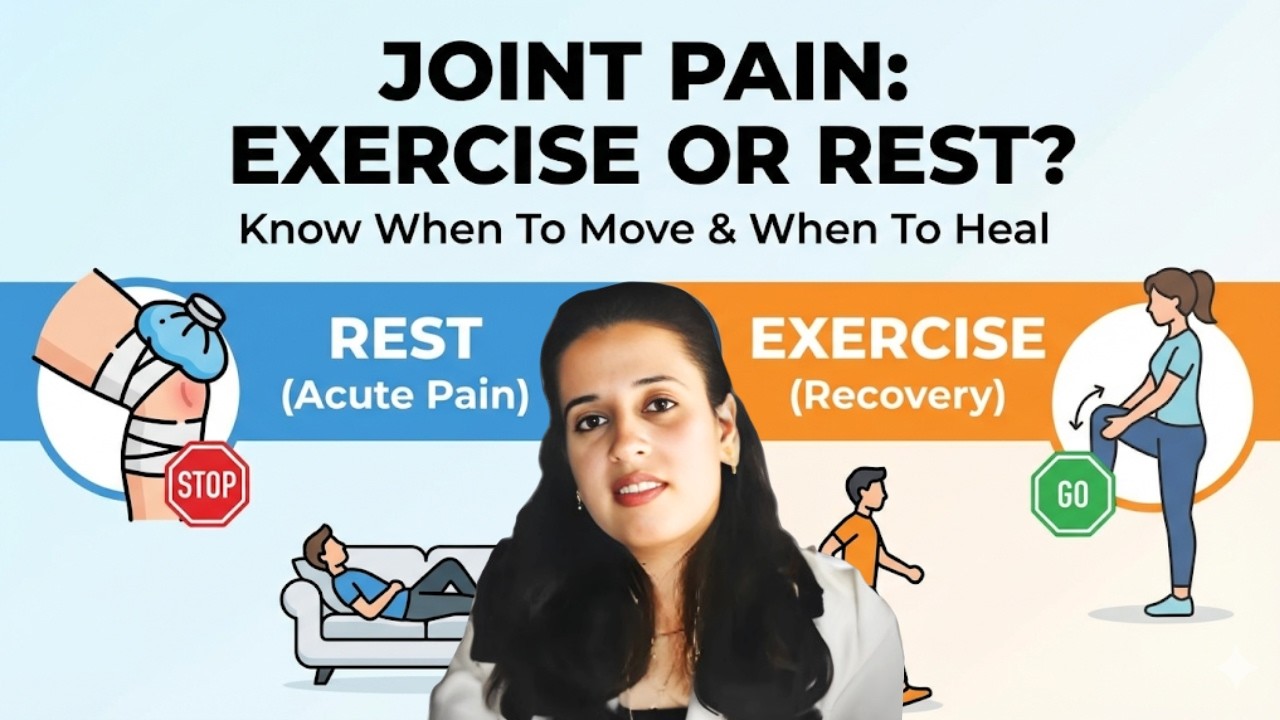 हड्डियों के दर्द में, कब आराम करें? कब एक्सरसाइज? Joint Pain: Ex