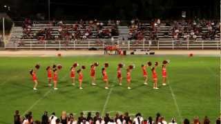 preview picture of video 'Ceres High Cheerleaders Halftime performance 2012-13'