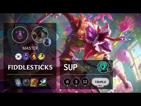 Fiddlesticks Support vs Thresh - KR Master Patch 10.9