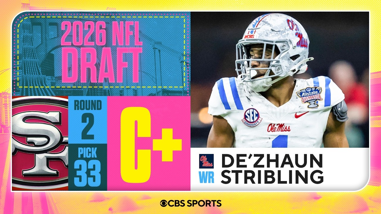 49ers select De'Zhaun Stribling in Second Round | 2026 NFL Draft Grades & Reaction