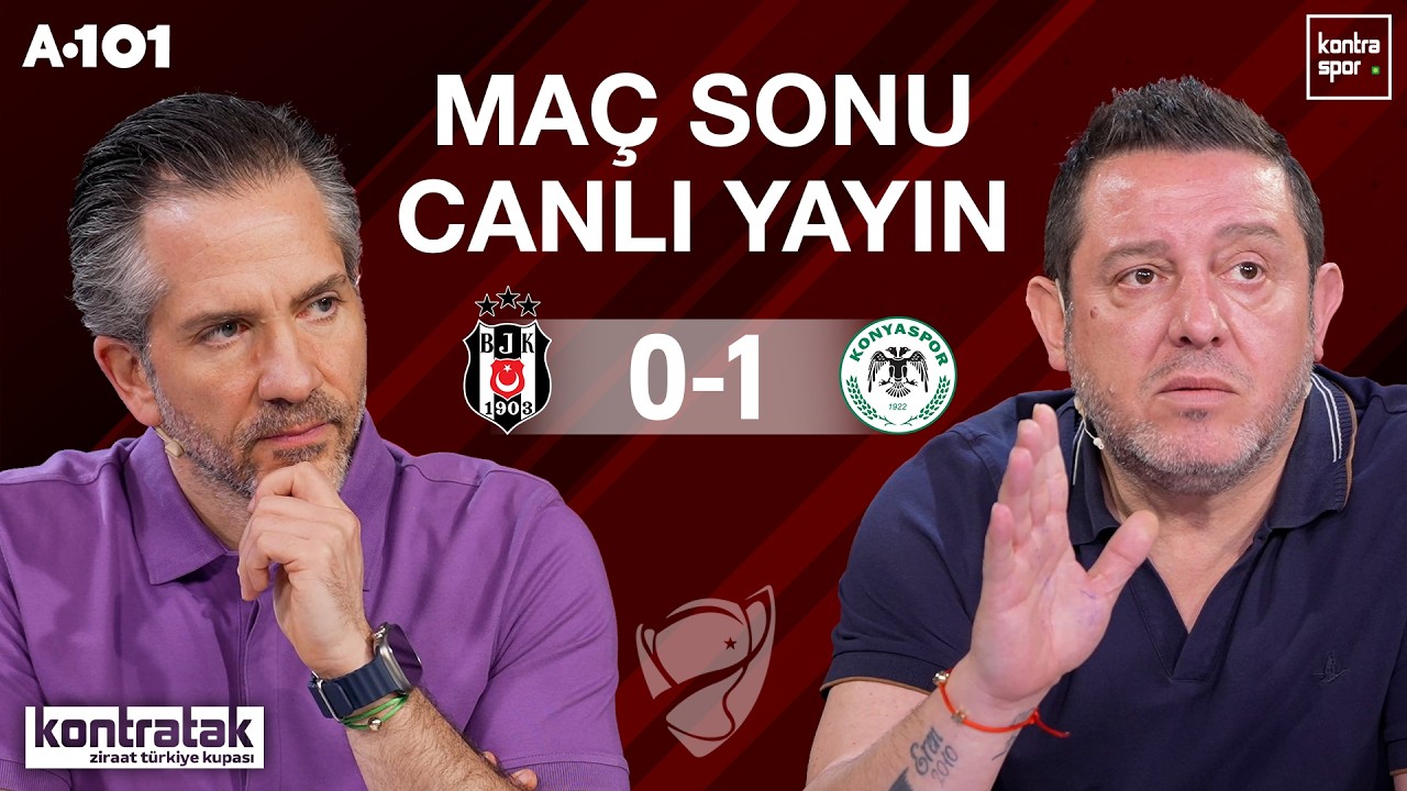 🔴 CANLI | Beşiktaş - Konyaspor Maç Sonu | Nihat Kahveci, Nebil Evren | Kontratak Türkiye Kupası
