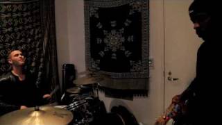 JARED EVAN jamming with Hollywood Hot Sauce