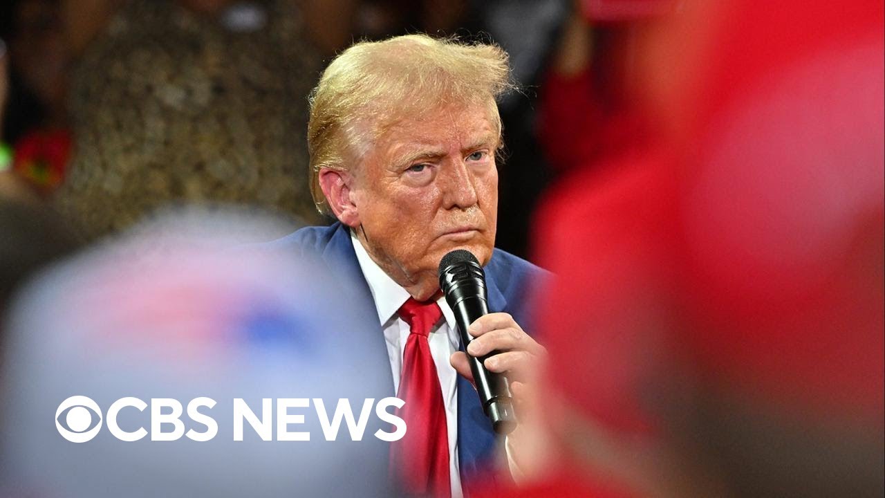 Trump says being president is dangerous in first public event since apparent assassination attempt