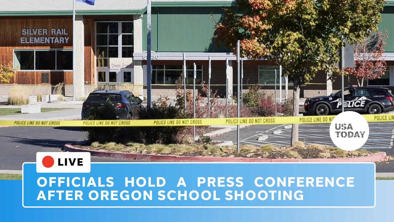 LIVE: Officials hold a press conference following a deadly shooting at an Oregon elementary school