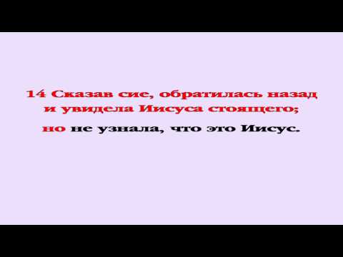 Видеобиблия. Евангелие от Иоанна. Глава 20