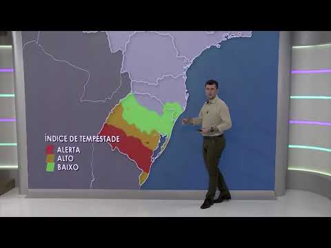 Previsão do tempo | Sul | Santa Catarina e Rio Grande do Sul sob alerta de temporais