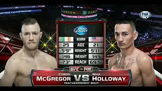 Conor McGregor vs Max Holloway - FULL FIGHT