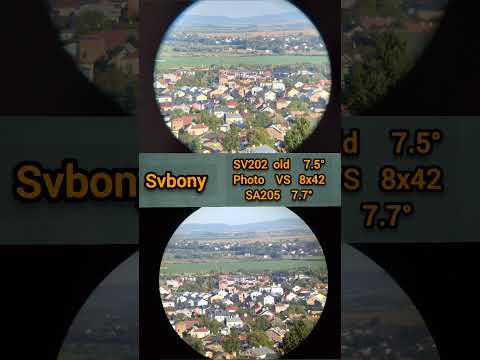 Which Binoculars Zoom Better? SVBONY SV202 vs SA205 Comparison #shorts