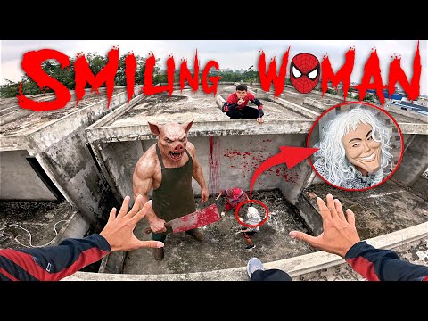 ESCAPING SMILING WOMAN 66.0 | Parkour Pov Horror Film| By B2F Viet Nam