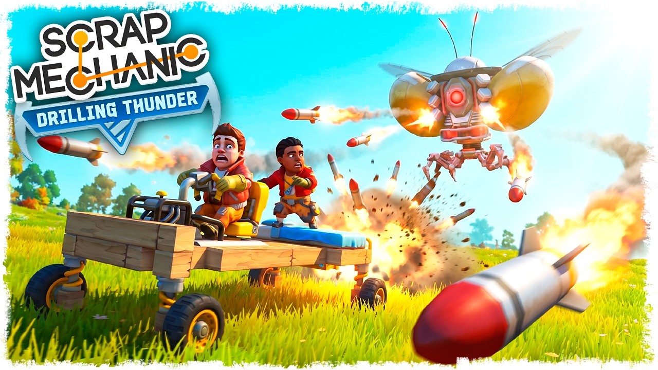 НОВЫЙ БОСС В SCRAP MECHANIC СОВСЕМ НЕАДЕКВАТЕН!!! (Часть 2)