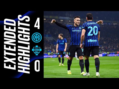 4 GOALS AND BURSTING RUNS FROM LUIS HENRIQUE AND DIMARCO | INTER 4-0 COMO | EXTENDED HIGHLIGHTS 📺