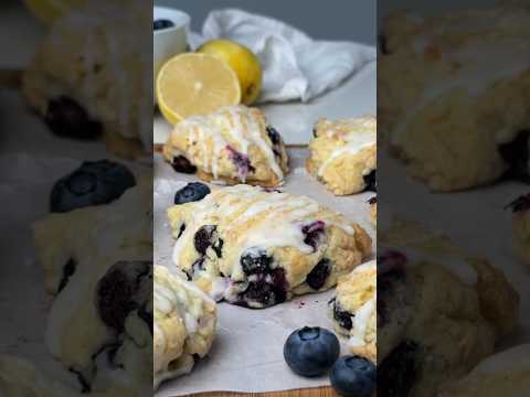 These Lemon Blueberry Scones are easier than you think!
