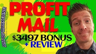 ProfitMail Review, Demo, $3497 Bonus, Profit Mail Review