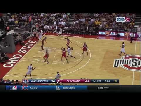 LeBron James Throws it Down  Wizards vs Cavaliers  October 18, 2016  2016 17 NBA Preseason