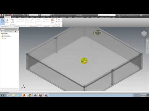 Reorienting a Component Placed in an Assembly in Autodesk Inventor 2014
