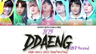 Download lagu BTS - DDAENG [INDO SUB] Lirik Terjemahan Indonesia mp3