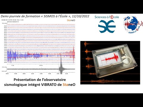Webinaire sismologie 1 : Présentation d'une station Vibrato (Staneo)