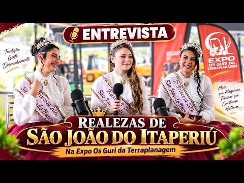 Realezas de São João do Itaperiú Marcam Presença na Expo Os Guri da Terraplanagem