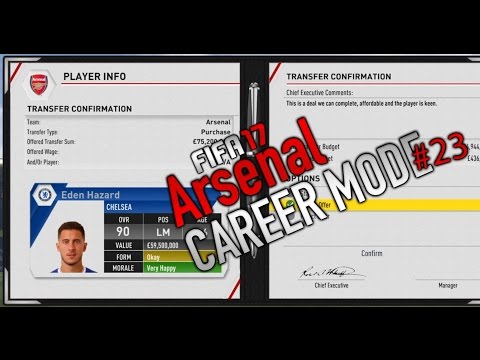 75M FOR HAZARD?!! - FIFA 17 CAREER MODE ARSENAL - EPISODE #22