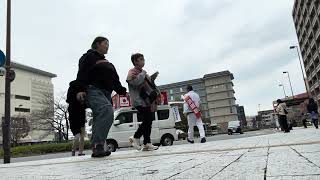 京都府知事選挙7日目　二条駅前で同志社国際高校事件について演説　2026年3月25日