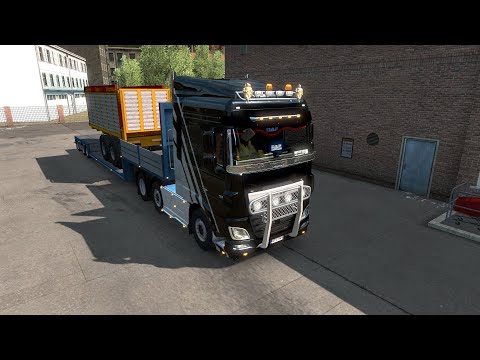 ETS2 SP - DAF XF SPACE AERO - Orhid to Ioannina | Haytrailer delivery