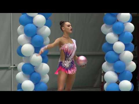 rhythmic gymnastics Rebecca Gergalo ball Imatra 26.3.2017
