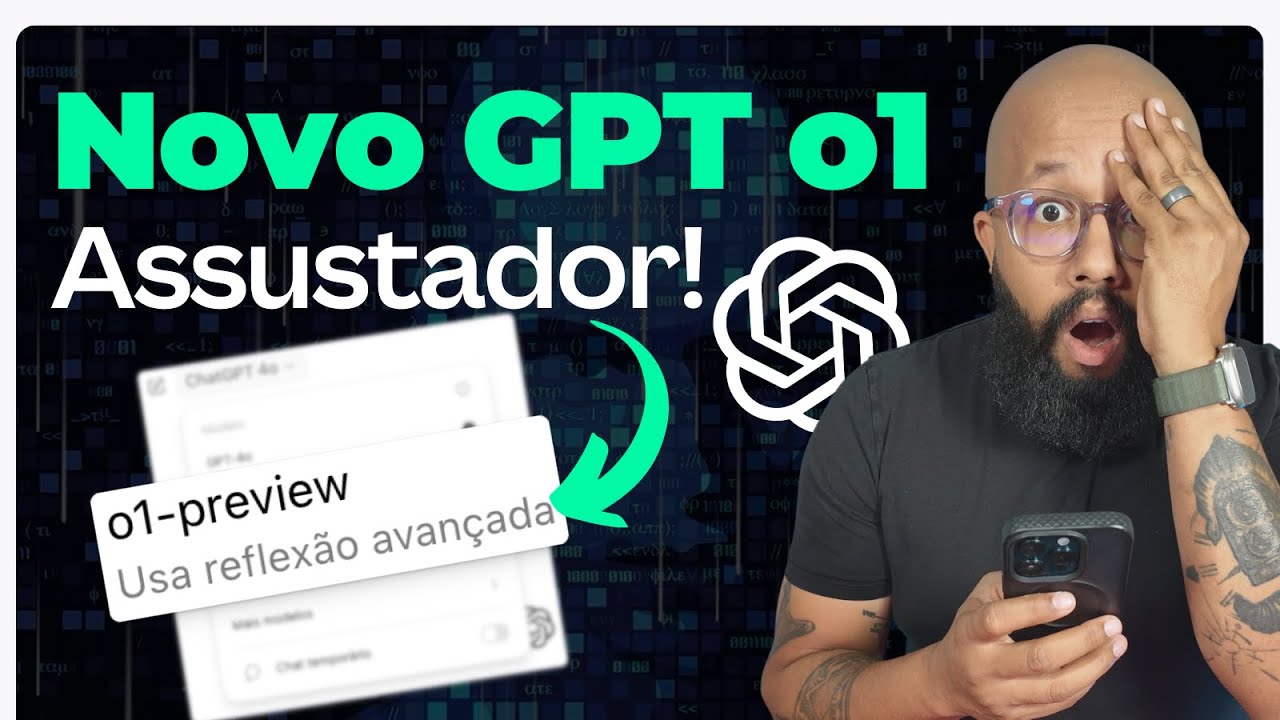 NOVO ChatGPT o1 - A IA Mais Inteligente Já Criada? Pensa IGUAL HUMANO CHOCANTE!