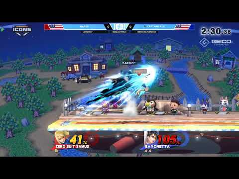 Shine 2017 Smash 4 - Marss (Zero Suit Samus) vs. P1 | CaptainZack (Bayonetta) - Singles R2 Pools