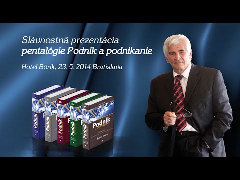 , title : 'Slávnostná prezentácie pentalógie Podnik a podnikanie v hoteli Bôrik'