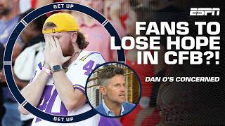 Dan Orlovsky is worried fans will 'turn away' from college football due to major changes 👀 | Get Up