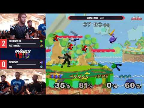 [Incomplete] Smashville 7 - Abate & n0ne vs. Dashizwiz & Iori - SSBM - Grand Finals - Set 1