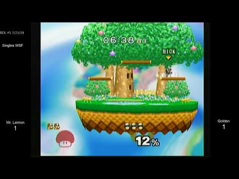 RDL Tournament SSBM - Mr. Lemon (Dr. Mario) vs. Golden (C. Falcon) - Melee WSF