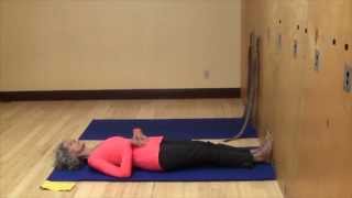 WAKING UP NEW ACCESS to PILATES’ Leg Circles with IYENGAR’s Yoga Wall