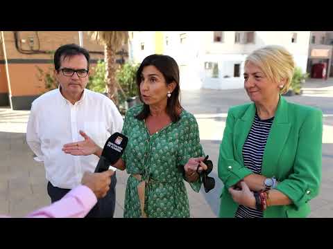 Visita obra finalida con fondos  EDUSI en el Alquian