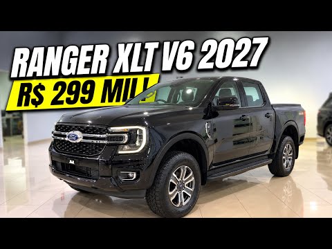 NOVA FORD RANGER XLT V6 2027: A MELHOR VERSÃO CUSTO-BENEFÍCIO?